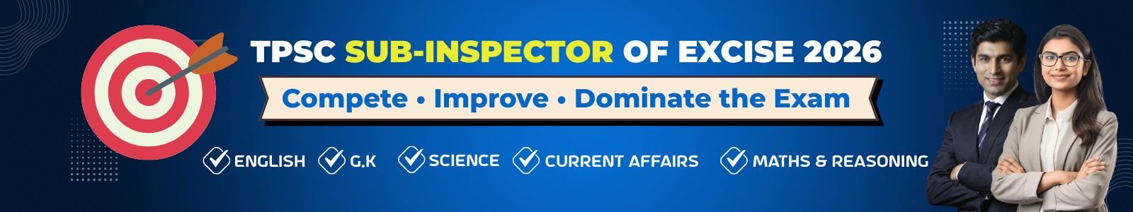 Sure Success- TPSC Sub Inspector of Excise 2026