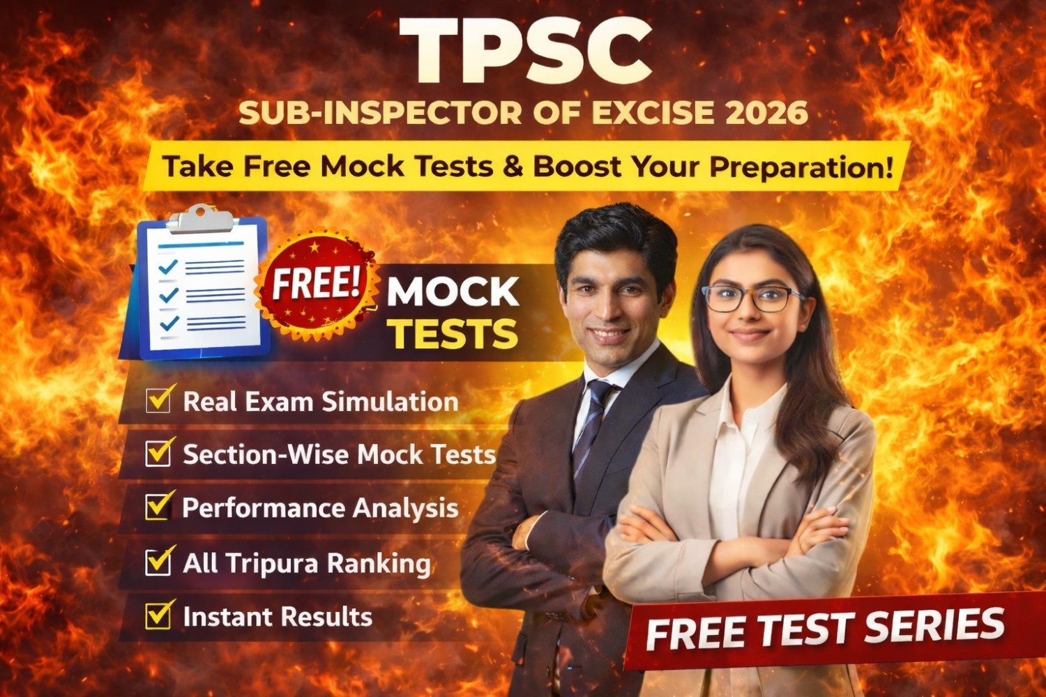 TPSC Sub-Inspector of Excise 2026 Free Mock Test